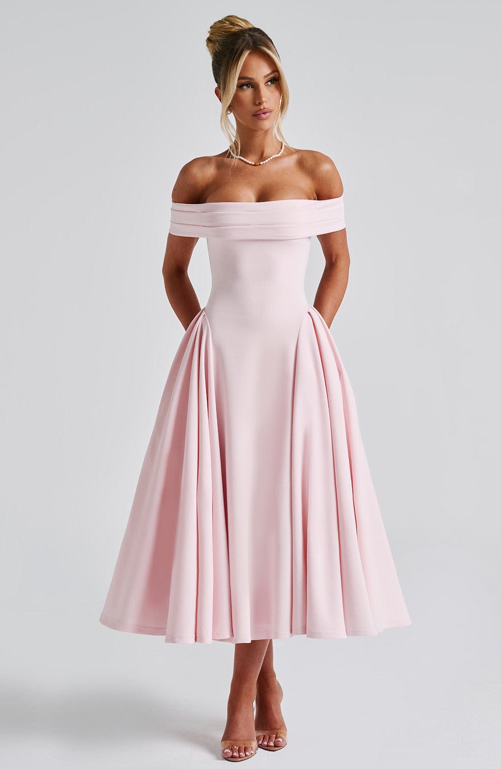 Vestido Midi Miranda - Rosa