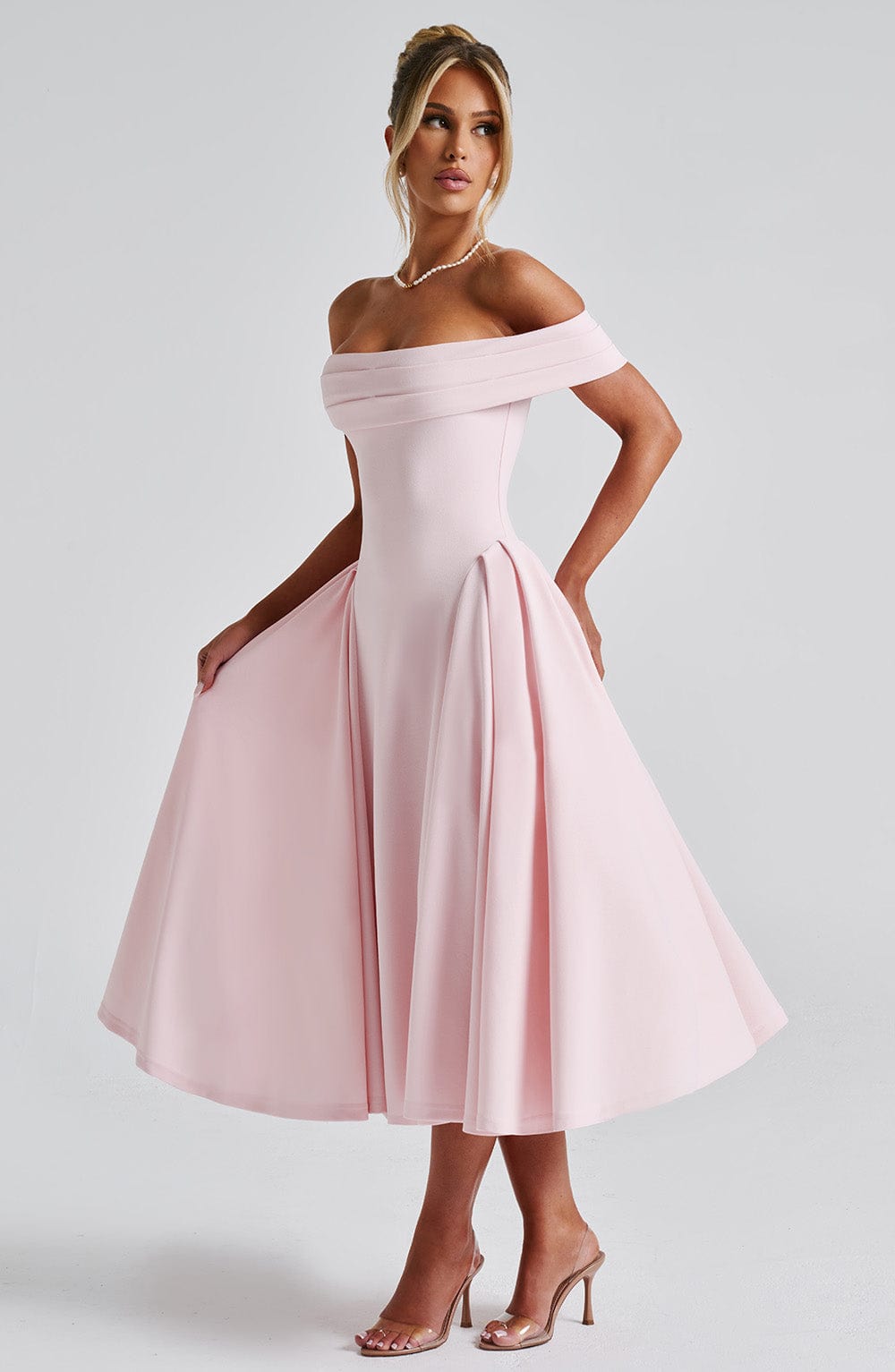 Vestido Midi Miranda - Rosa