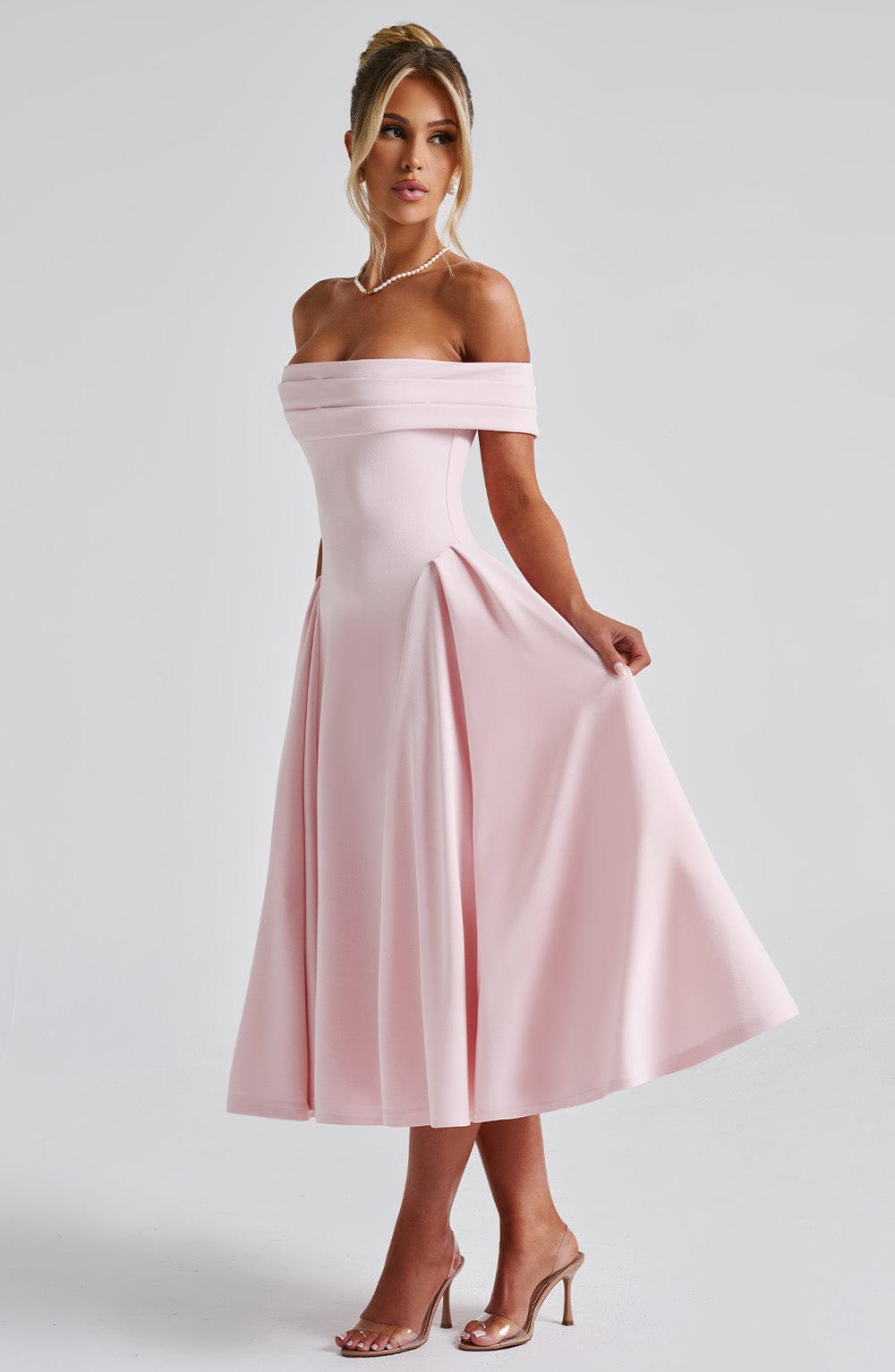 Vestido Midi Miranda - Rosa
