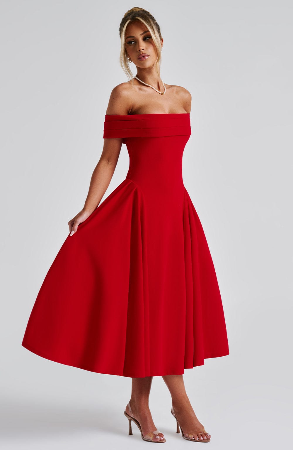 Vestido Midi Miranda - Rojo