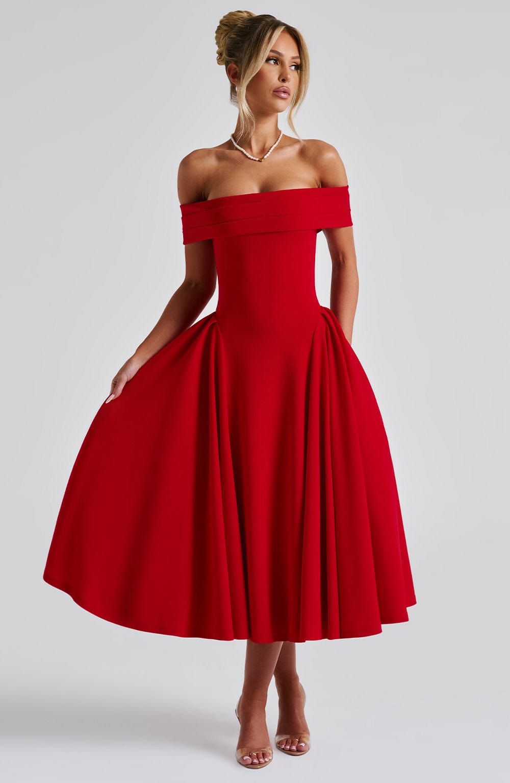 Vestido Midi Miranda - Rojo