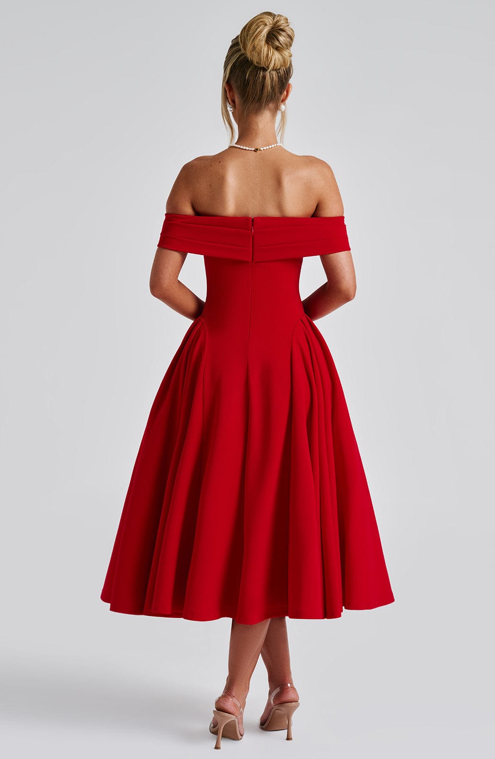 Vestido Midi Miranda - Rojo