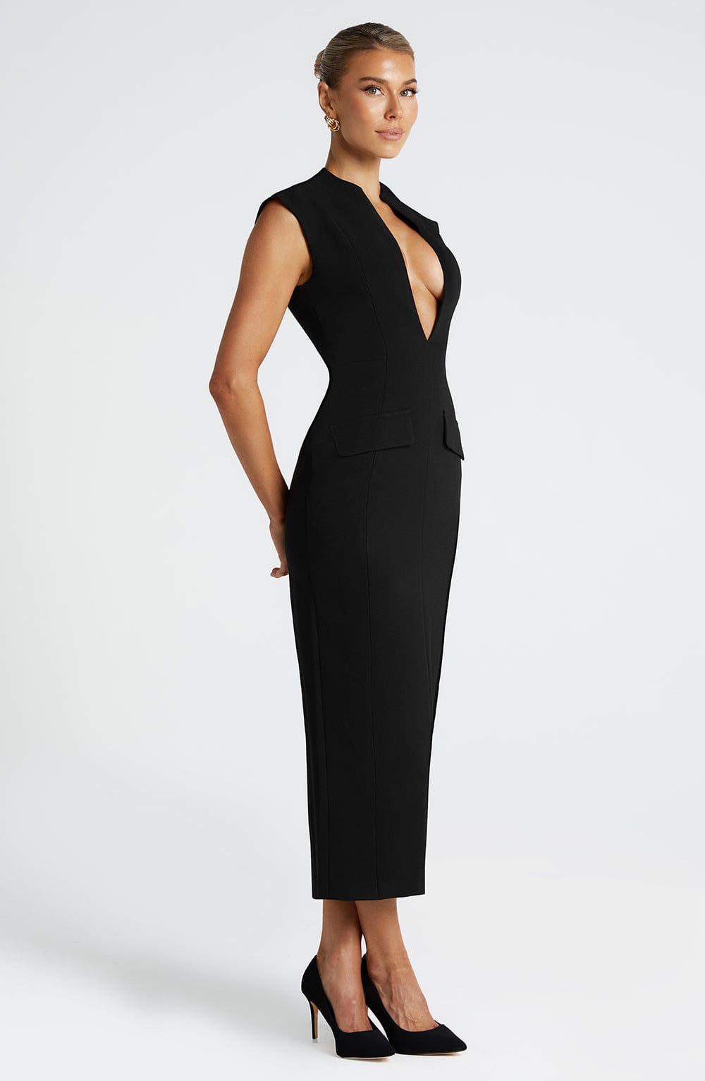Vestido Midi Nellie - Negro