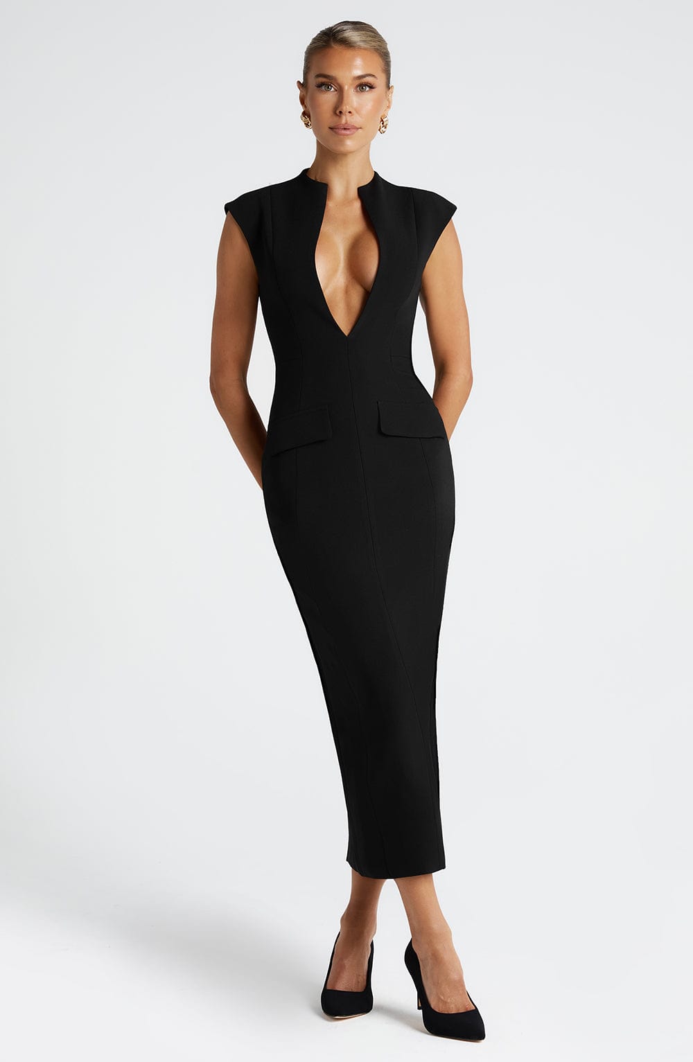Vestido Midi Nellie - Negro