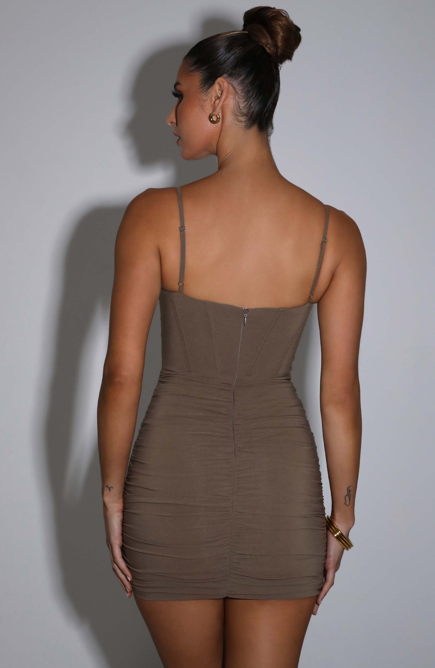 Vestido Mini Nyla - Mocha