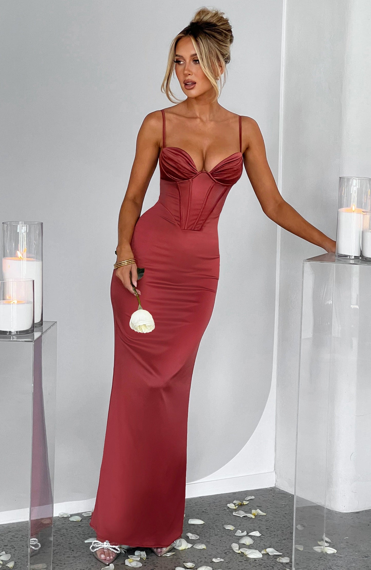 Vestido Maxi Onika - Óxido