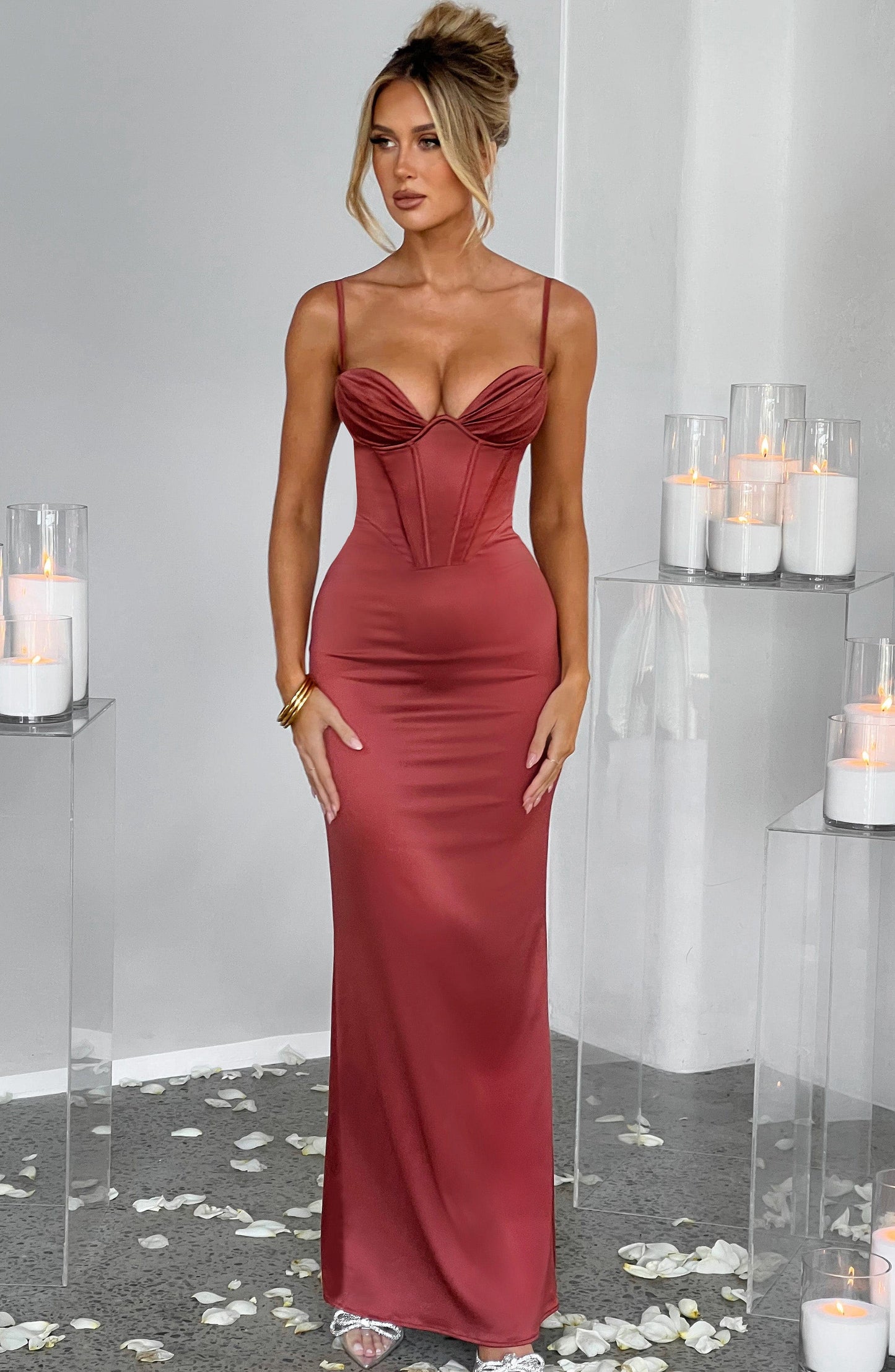 Vestido Maxi Onika - Óxido