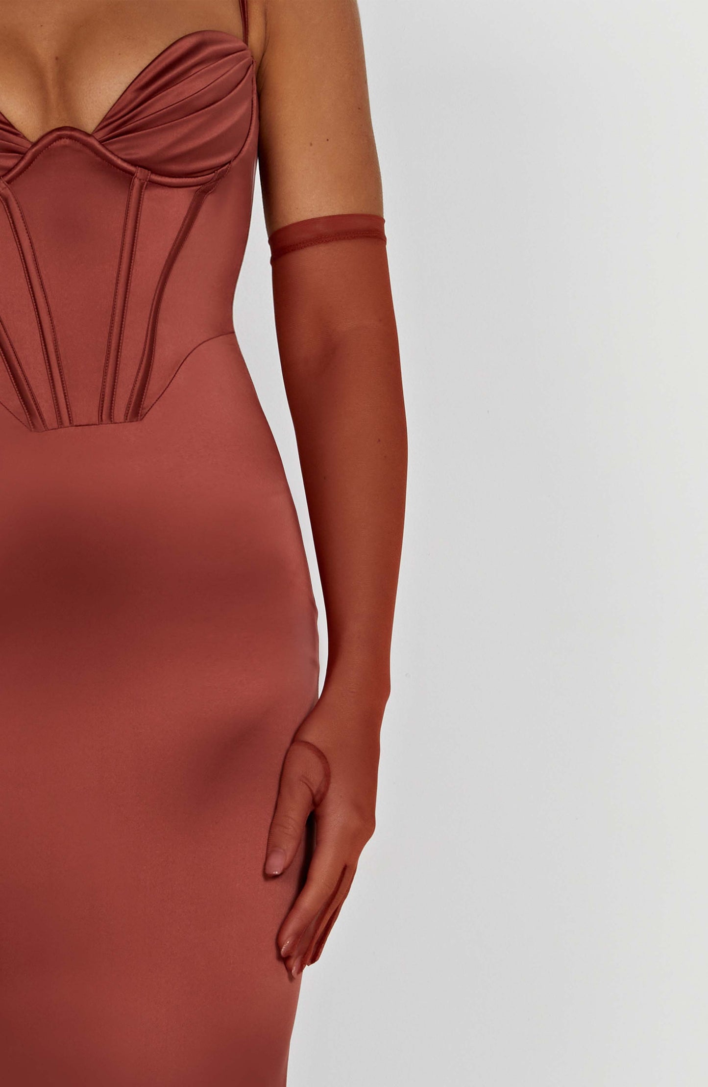 Vestido Maxi Onika - Óxido