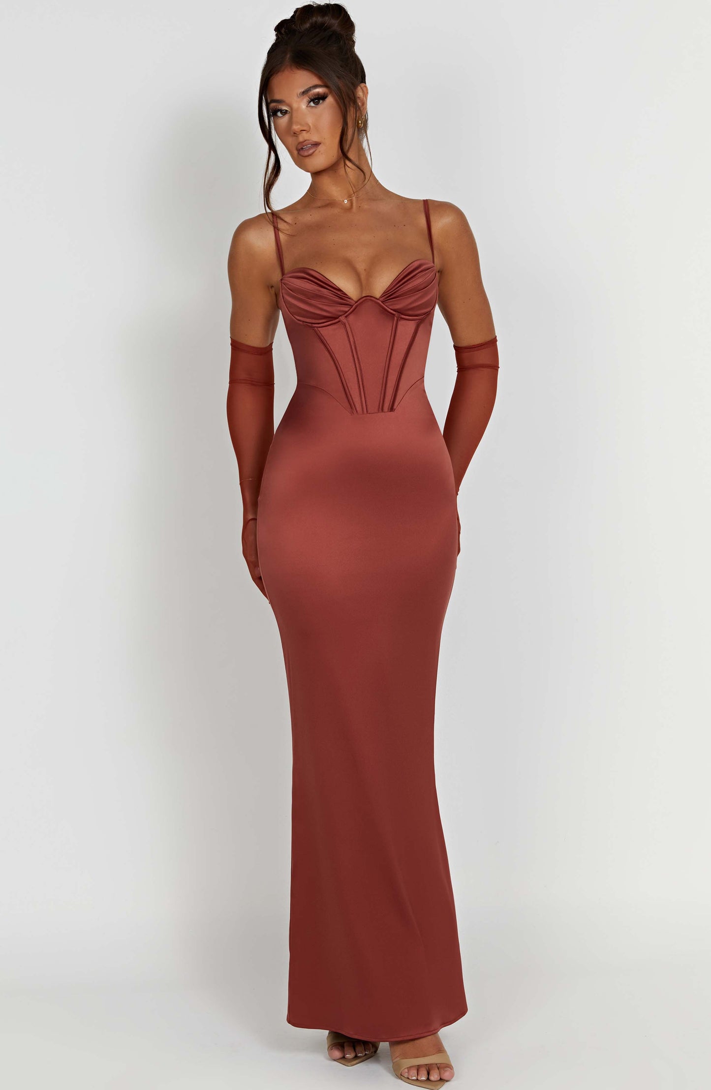 Vestido Maxi Onika - Óxido