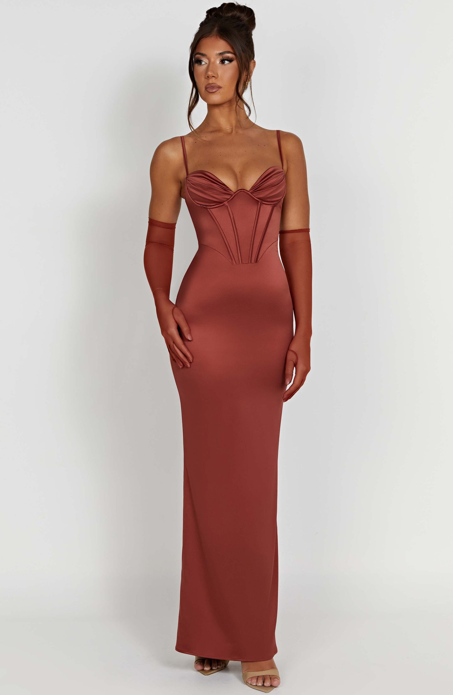 Vestido Maxi Onika - Óxido