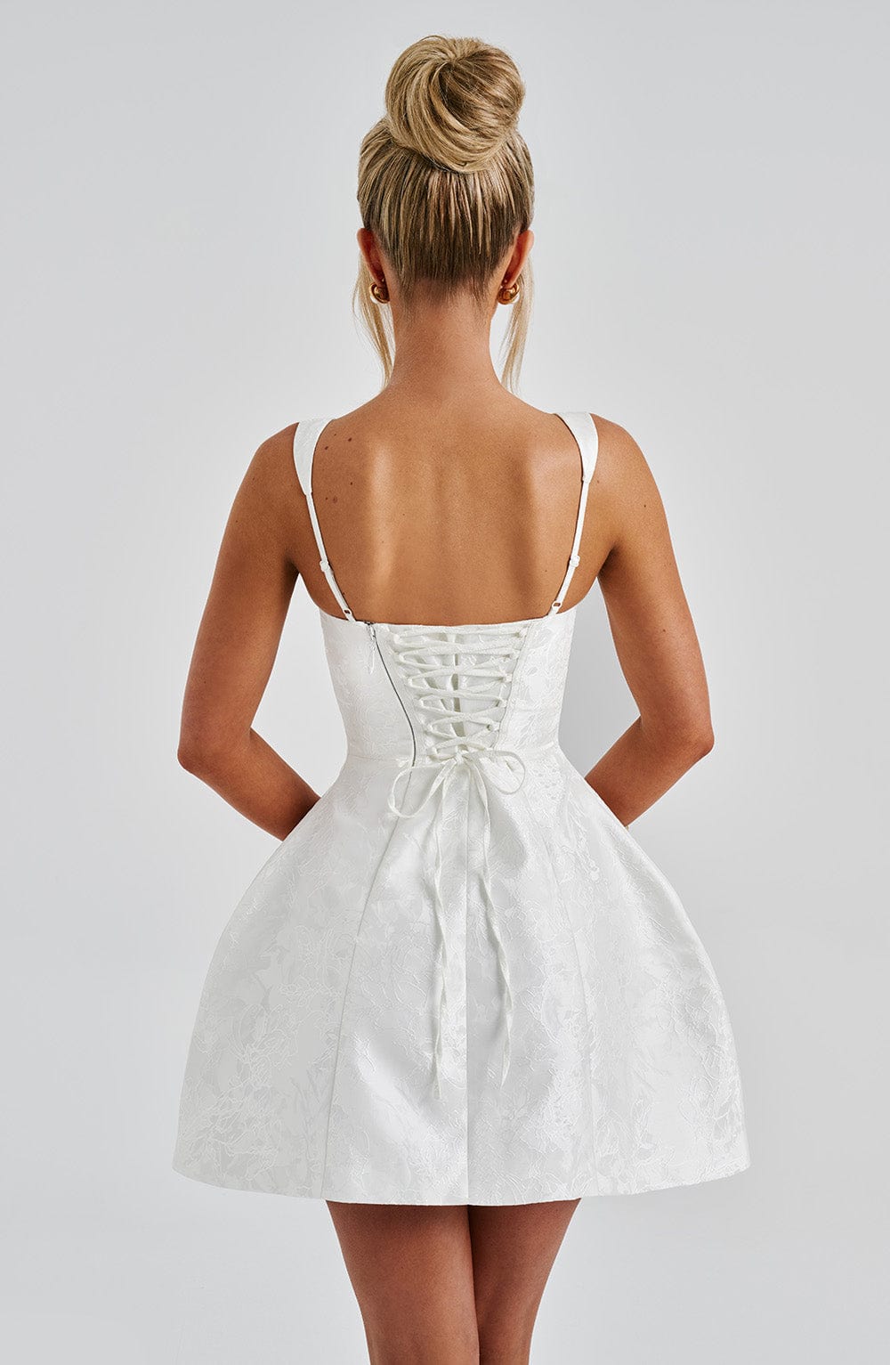 Vestido Mini Orla - Marfil