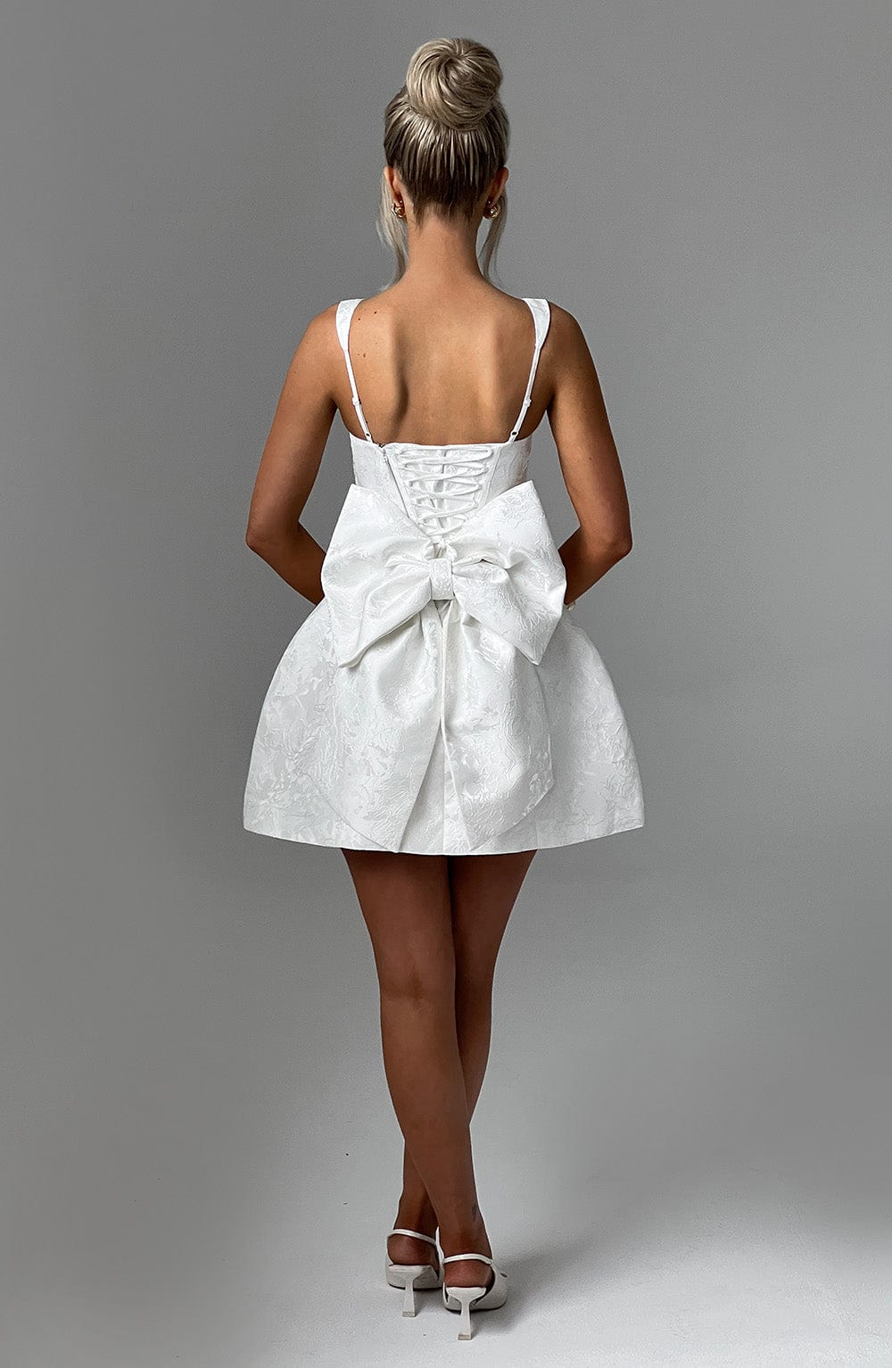 Vestido Mini Orla - Marfil