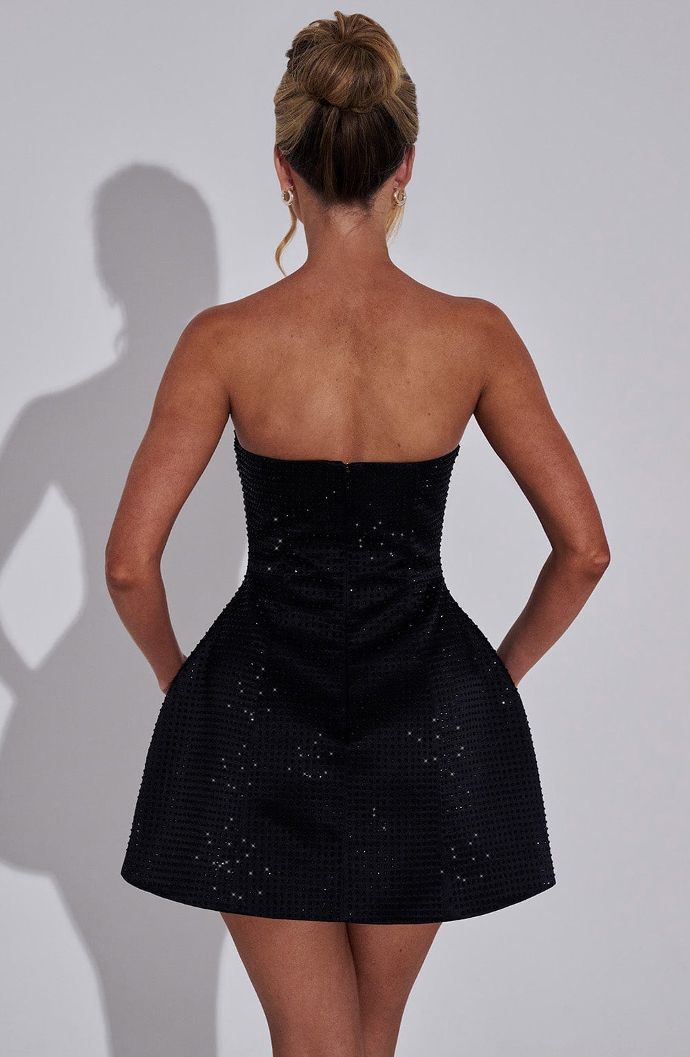 Vestido Mini Paloma - Negro