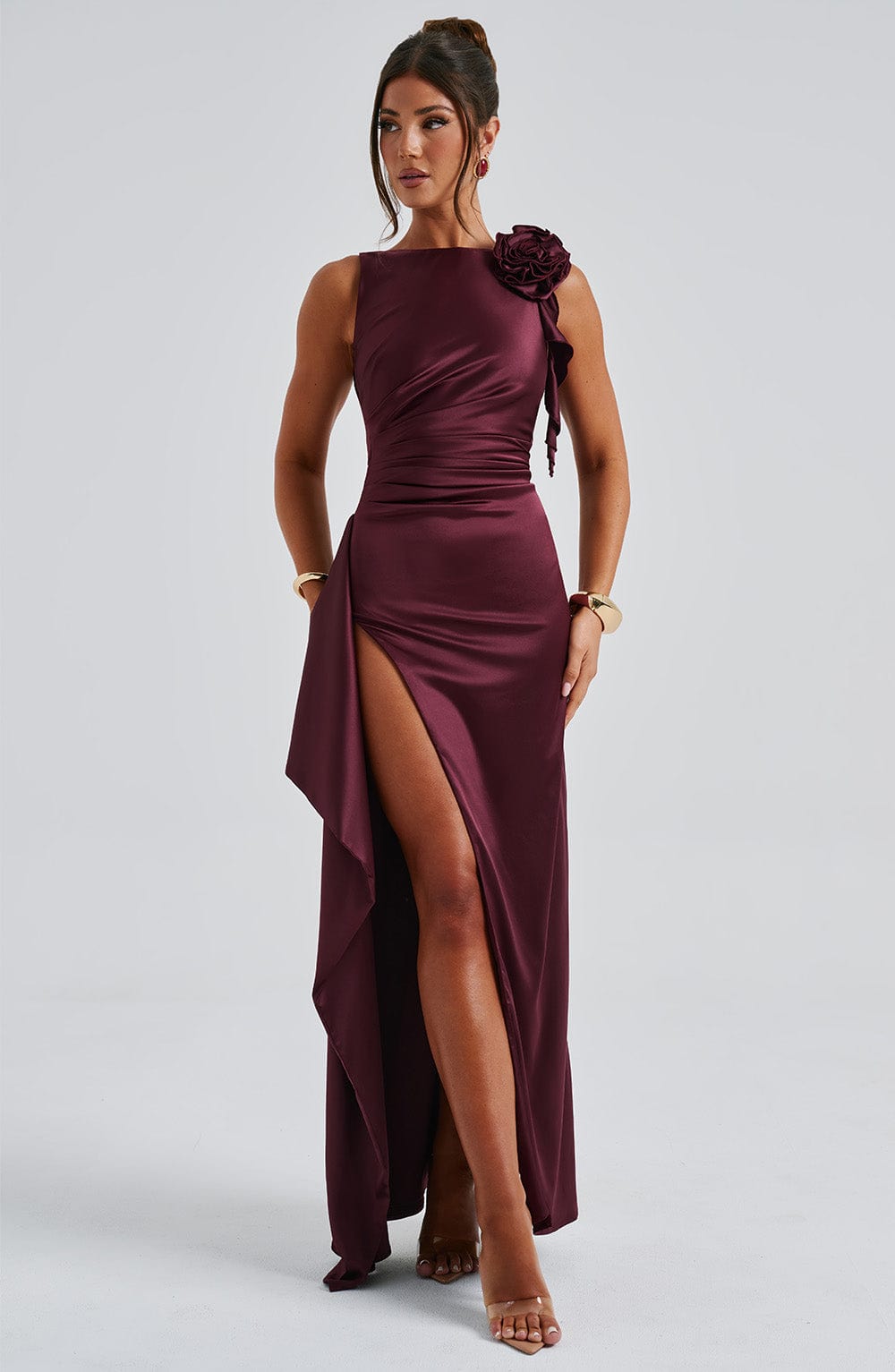 Vestido Maxi Peggy - Laca de Cereza