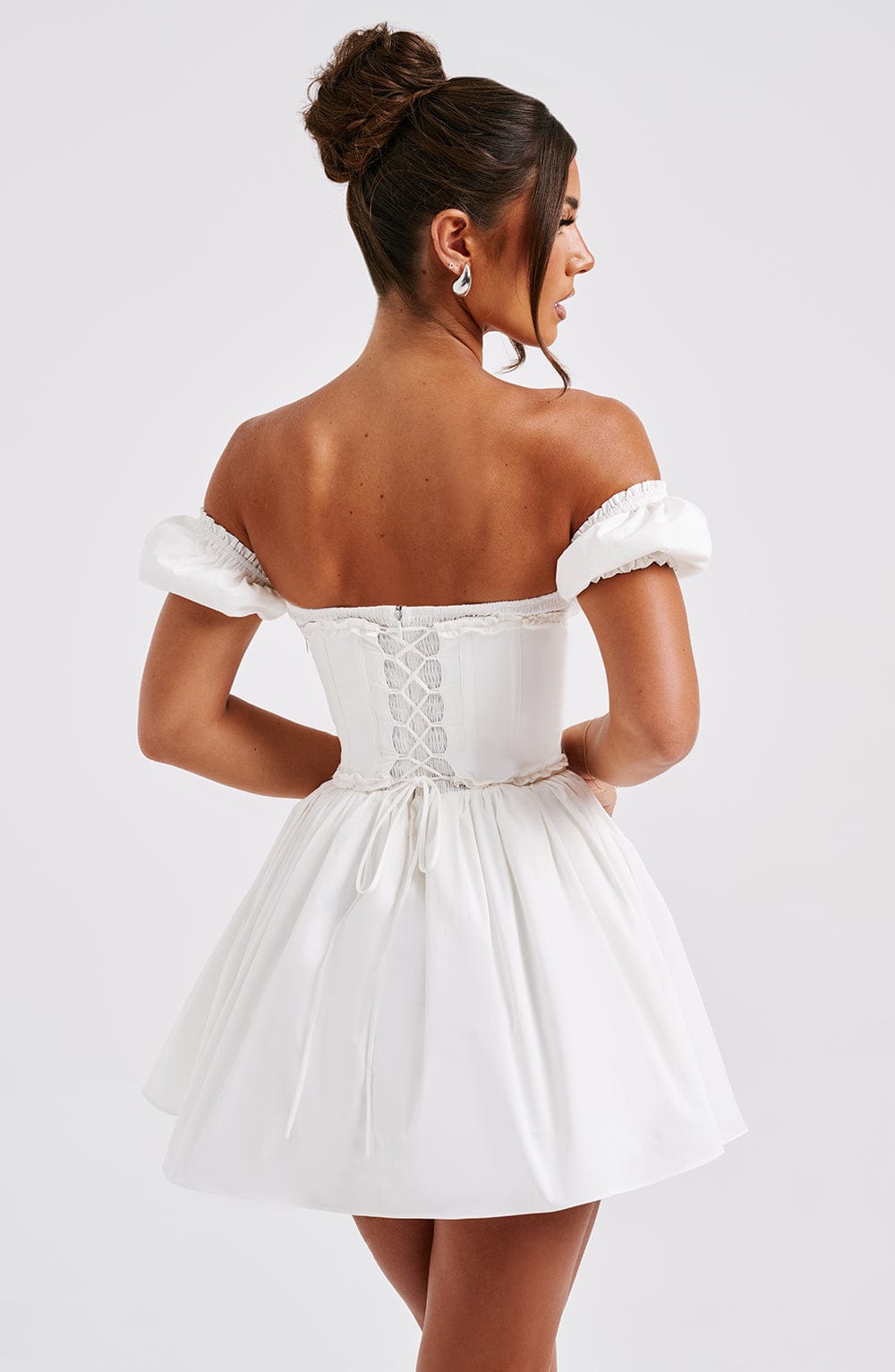 Vestido Mini Penelope - Negro/Blanco