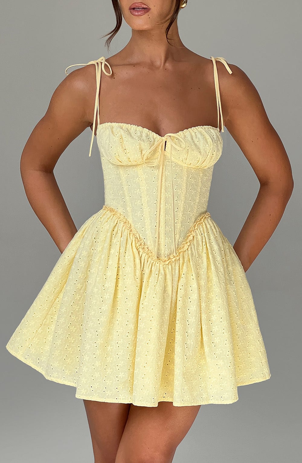 Vestido Mini Phoebe - Limón