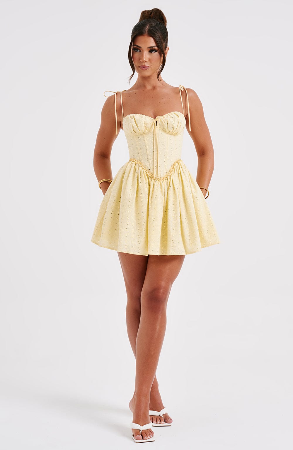 Vestido Mini Phoebe - Limón