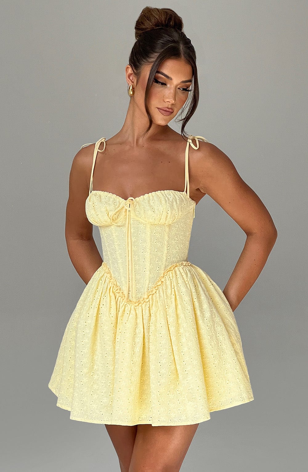 Vestido Mini Phoebe - Limón