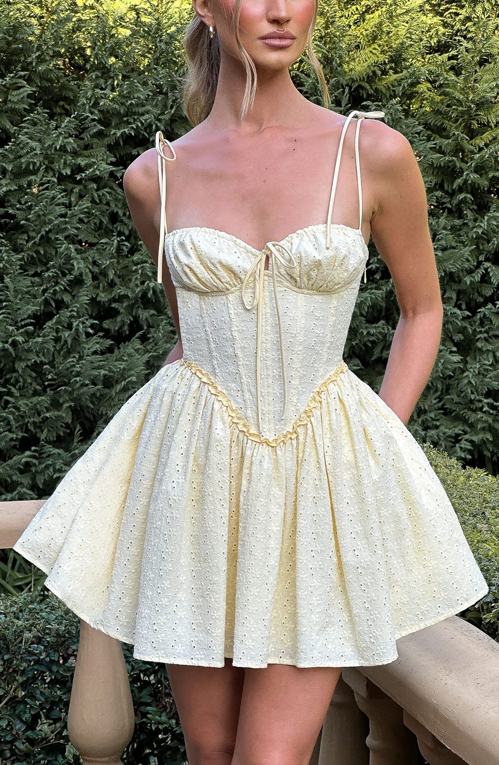 Vestido Mini Phoebe - Limón