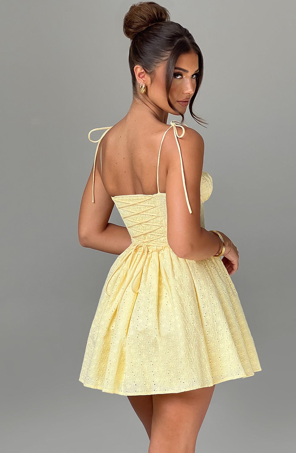 Vestido Mini Phoebe - Limón