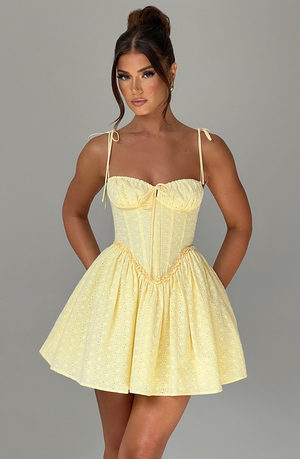 Vestido Mini Phoebe - Limón