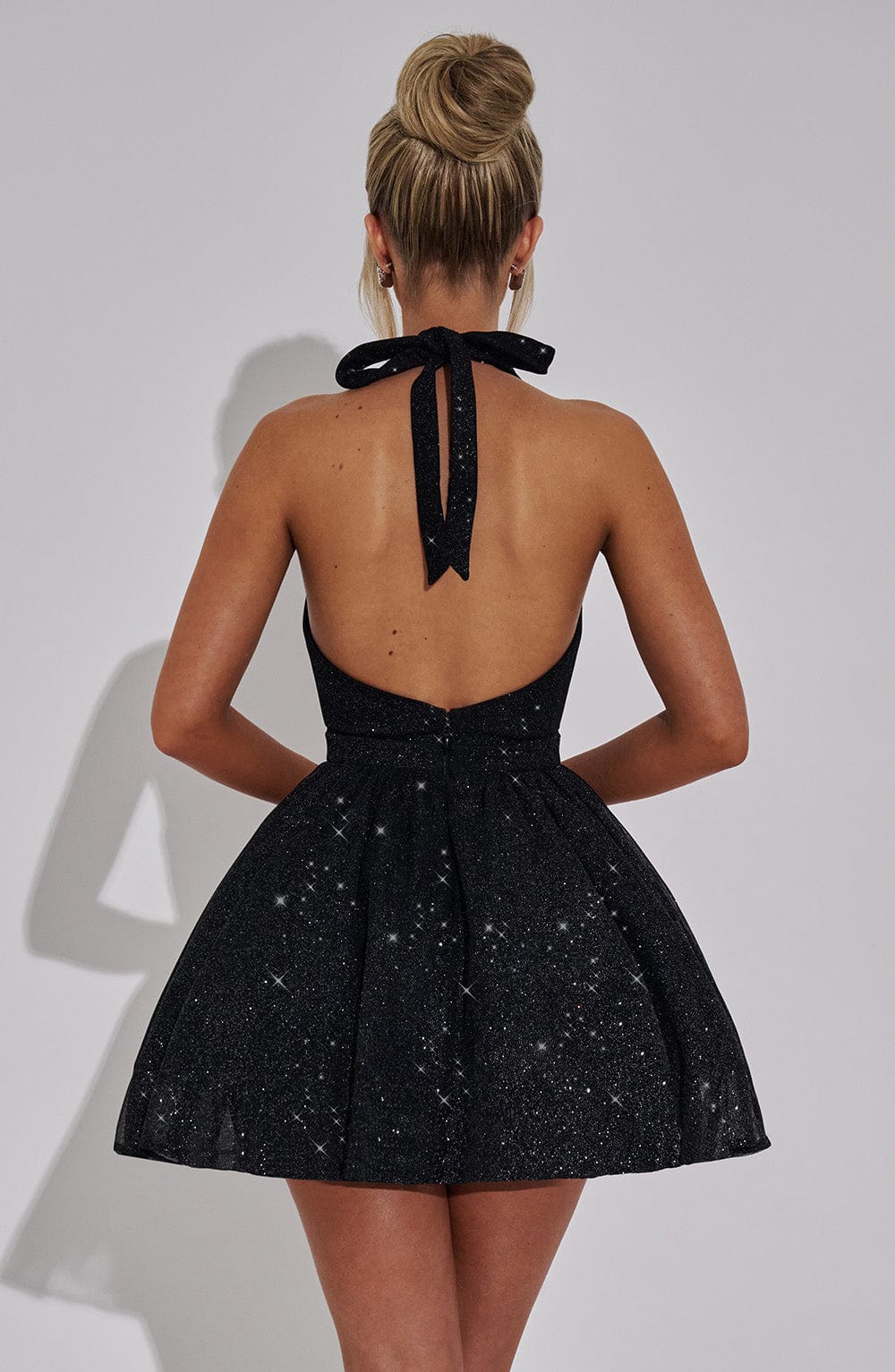 Vestido Mini Pippa - Brillo Negro