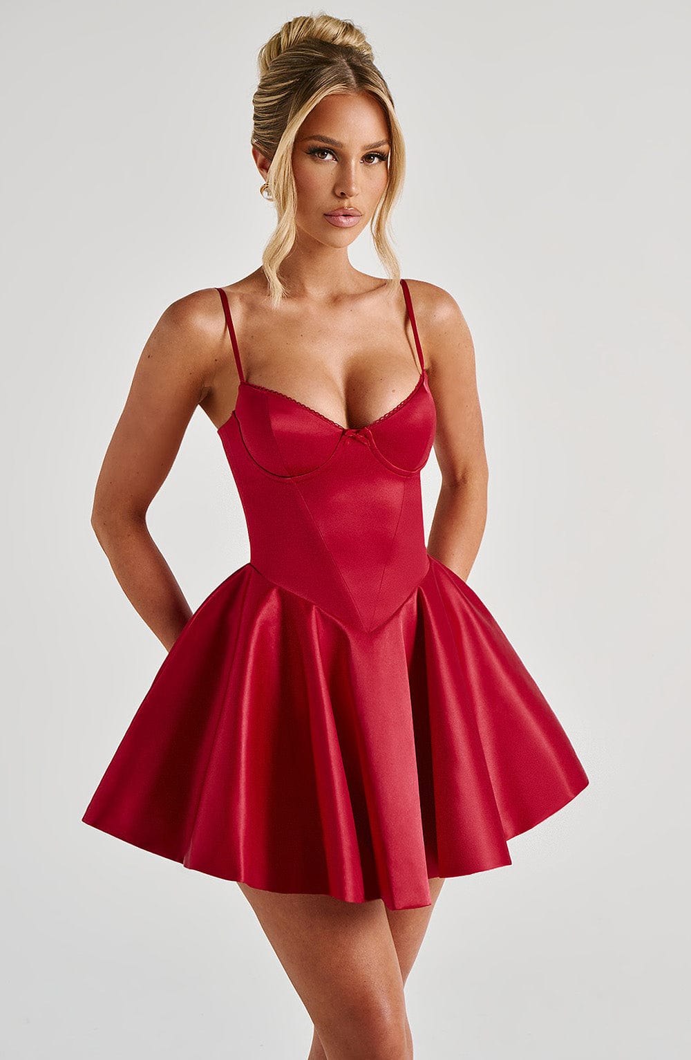 Vestido Mini Poppy - Rojo