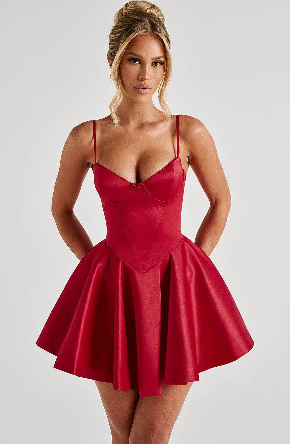 Vestido Mini Poppy - Rojo