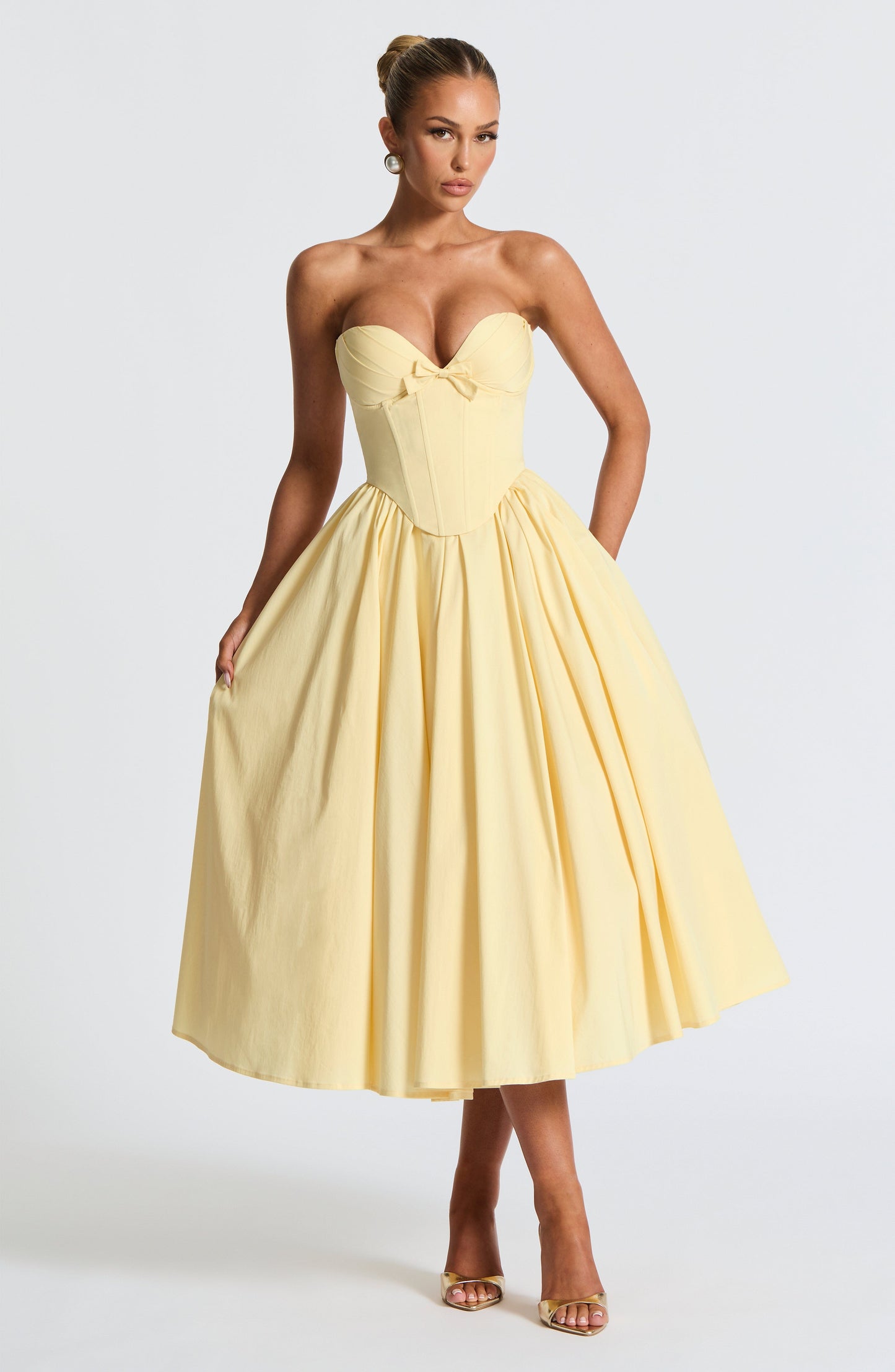 Vestido Midi Prim - Limón