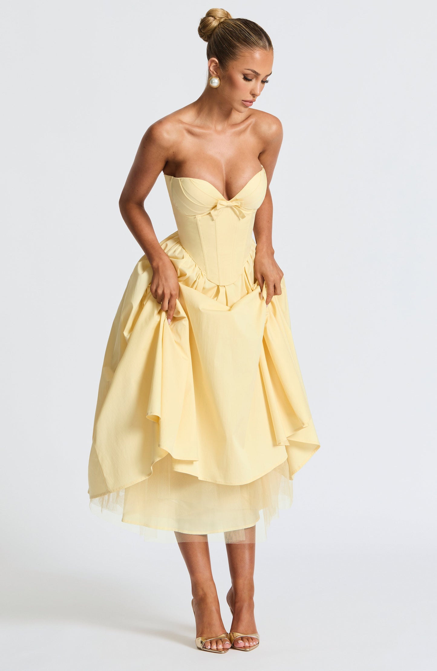 Vestido Midi Prim - Limón