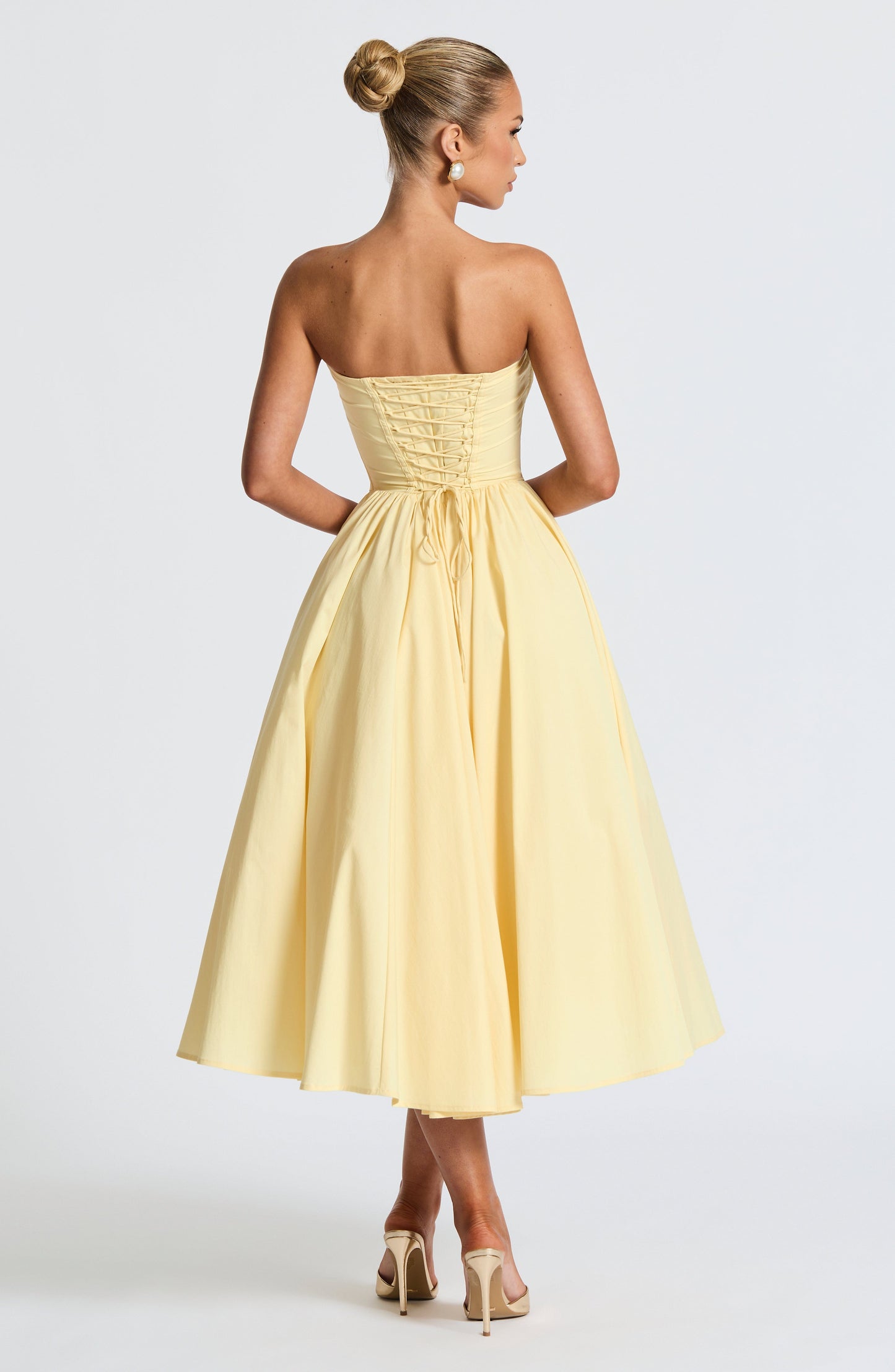 Vestido Midi Prim - Limón