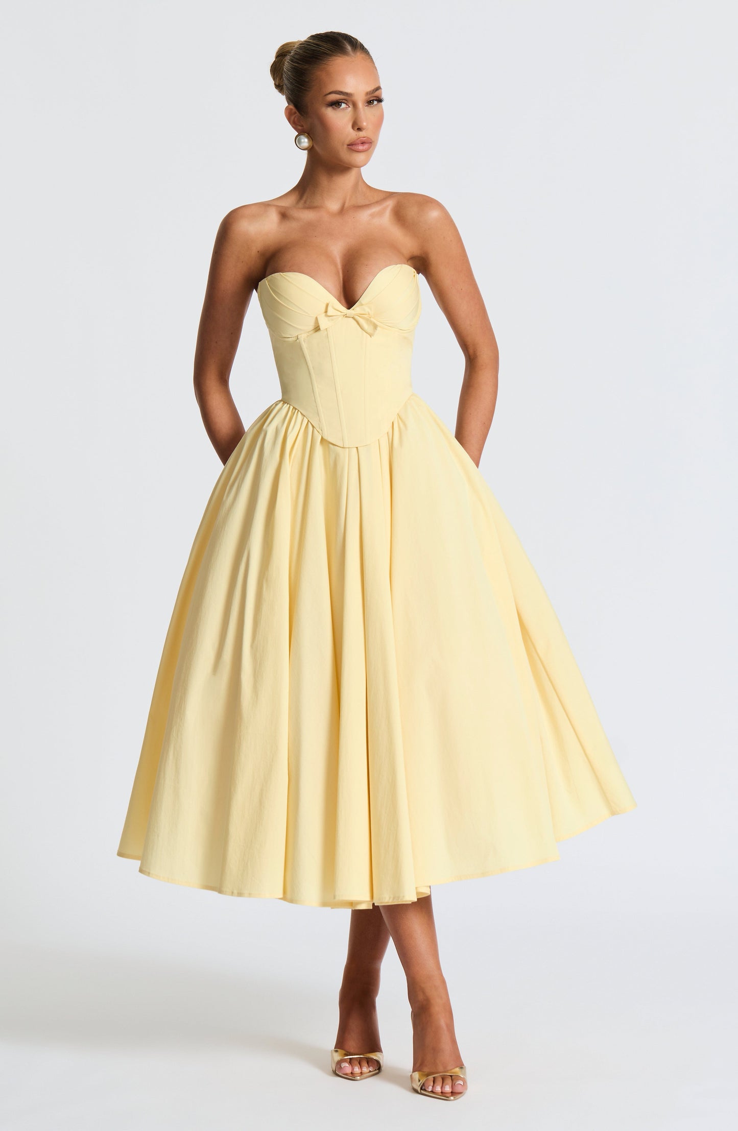 Vestido Midi Prim - Limón