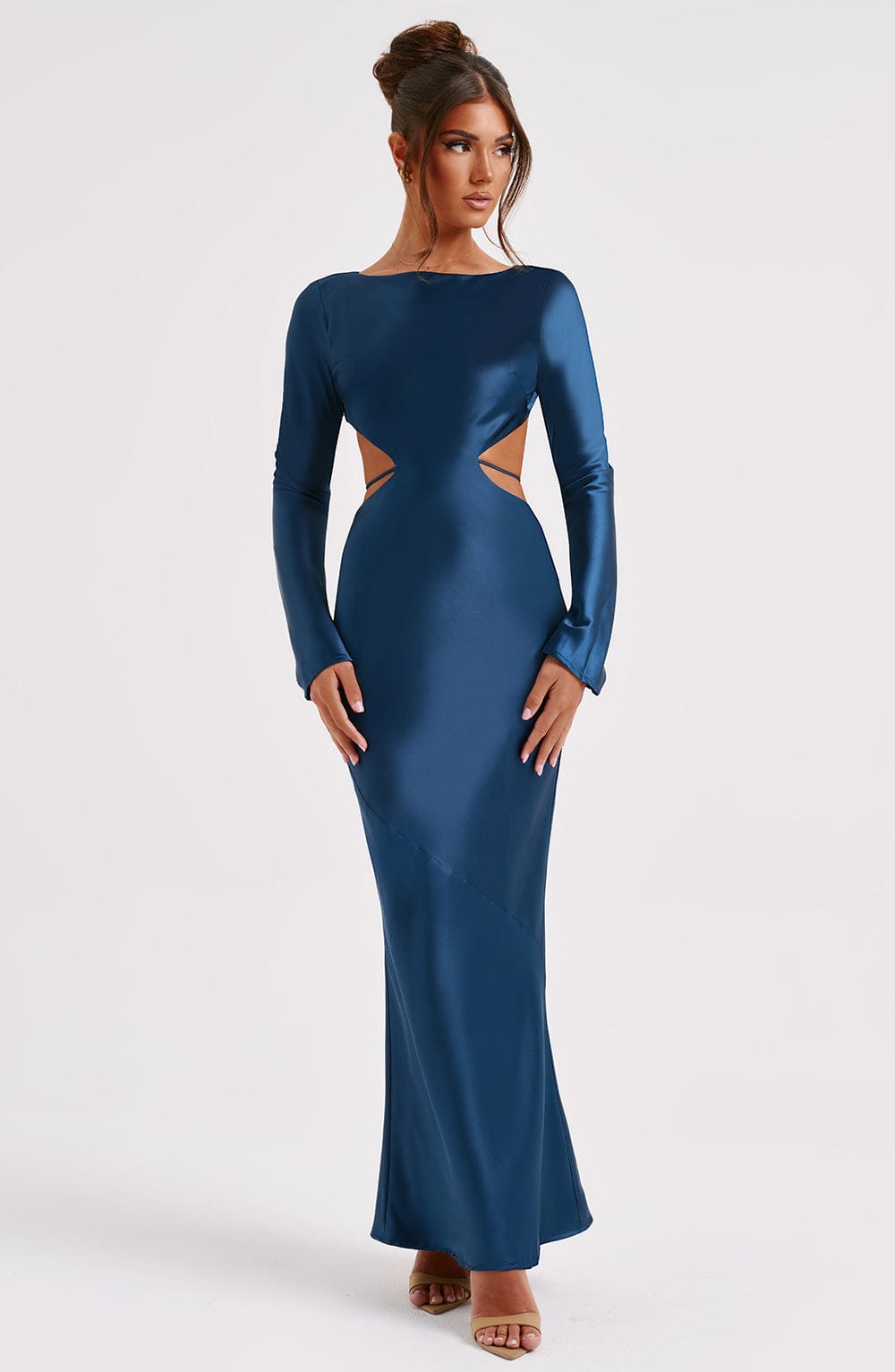 Vestido Maxi Rafi - Verde Azulado