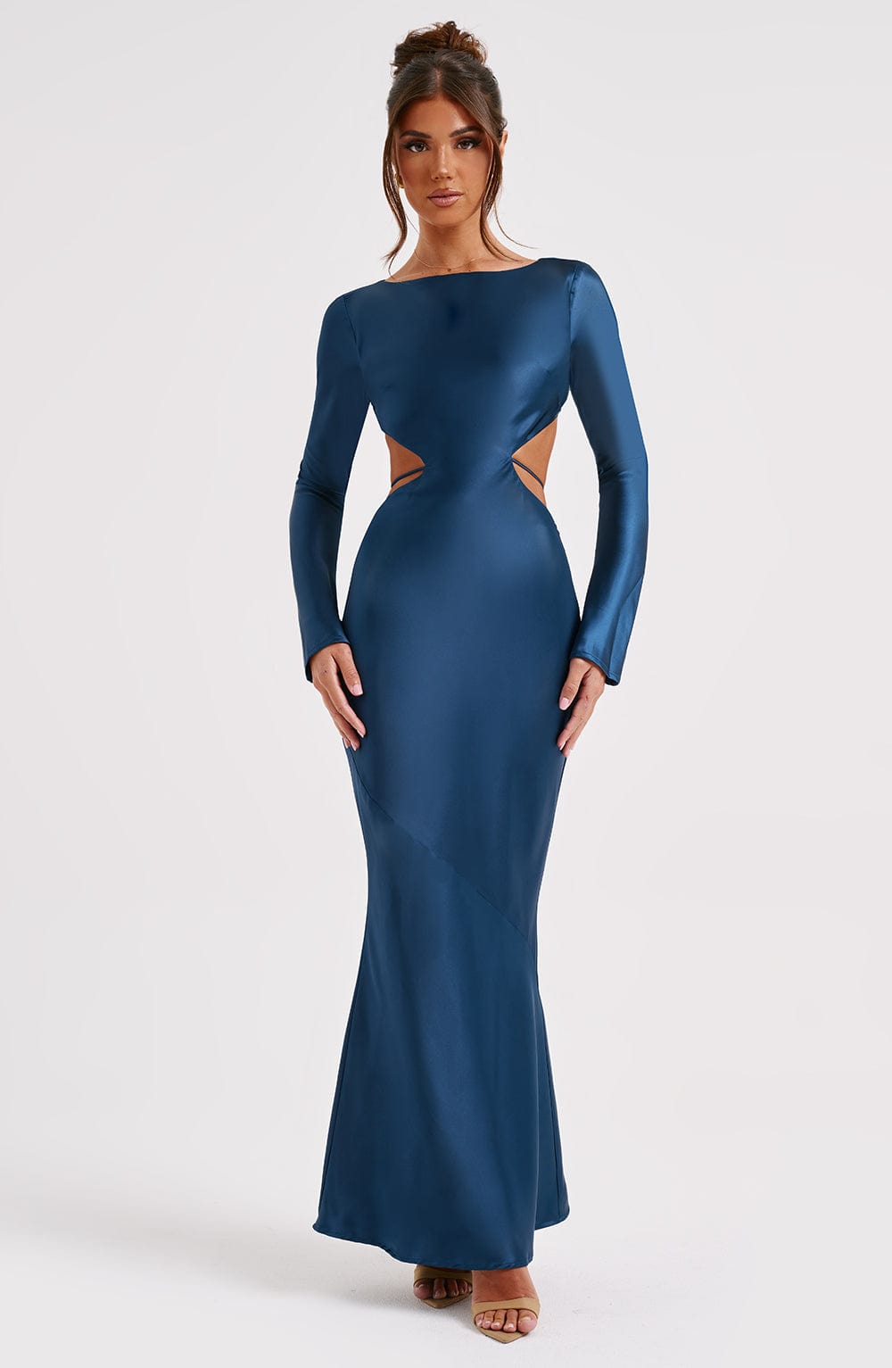 Vestido Maxi Rafi - Verde Azulado