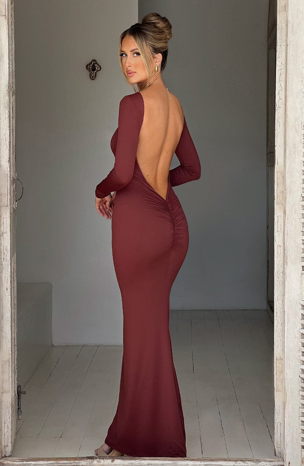 Vestido Maxi Rameesha - Marrón