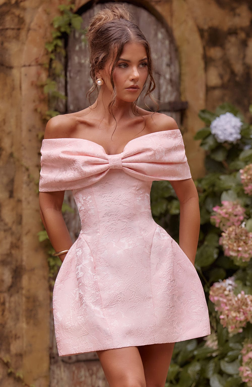 Vestido Mini Raquel - Rosa Empolvado