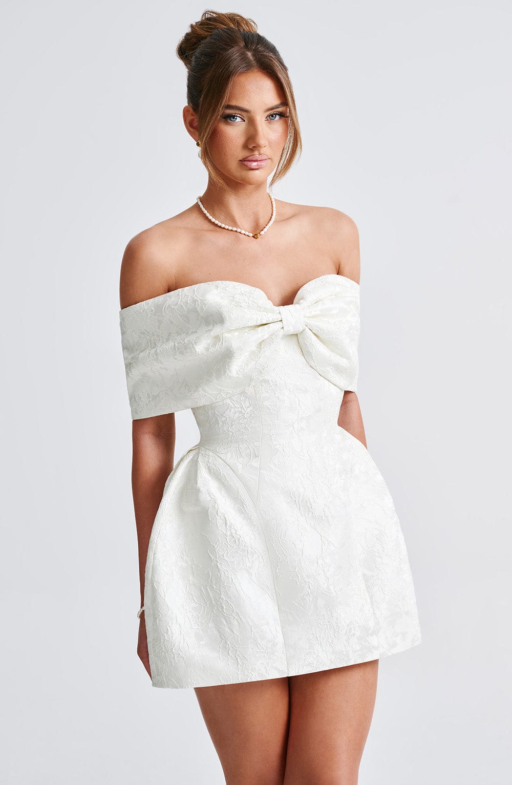 Vestido Mini Raquel - Marfil