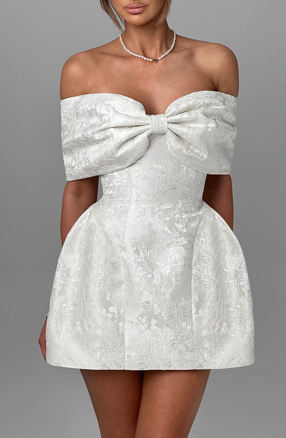 Vestido Mini Raquel - Marfil