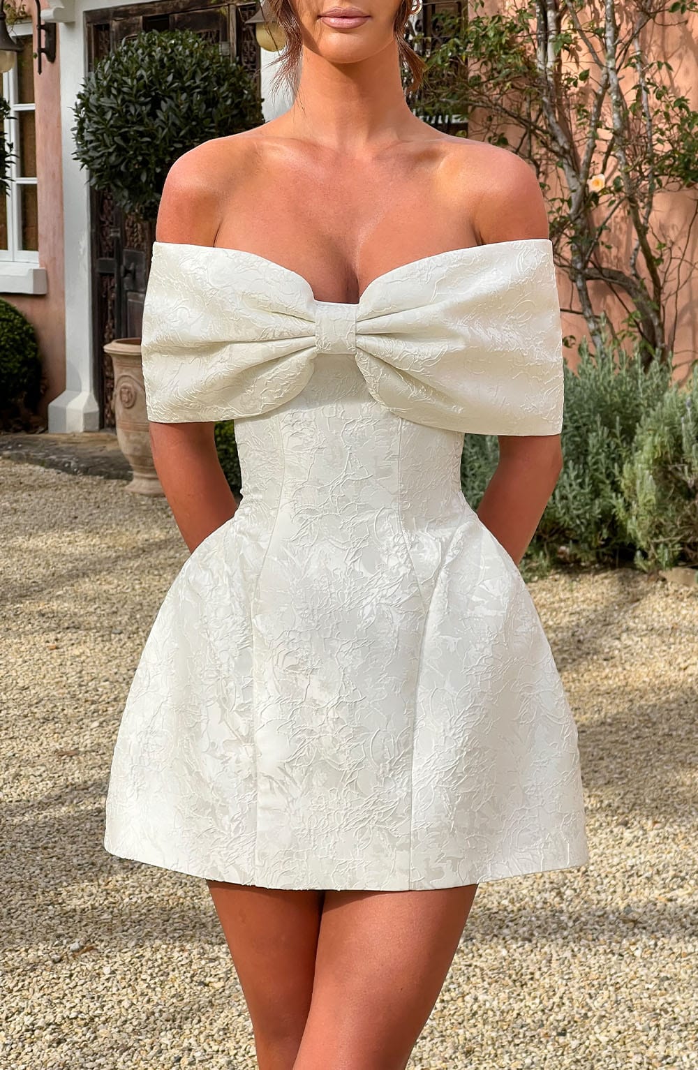 Vestido Mini Raquel - Marfil