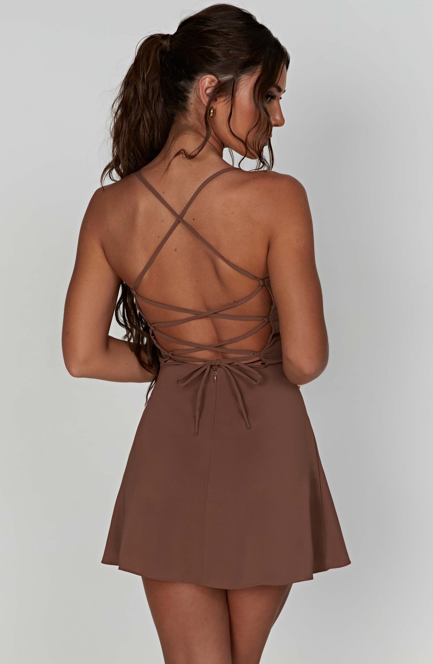 Vestido Mini Renee - Chocolate