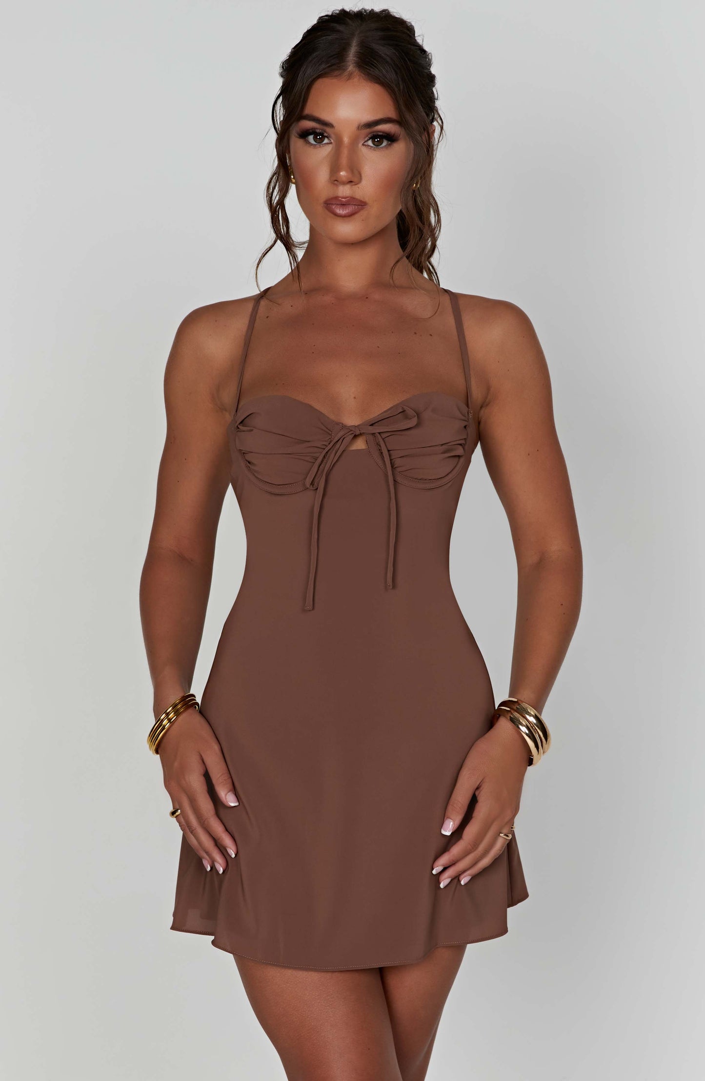 Vestido Mini Renee - Chocolate