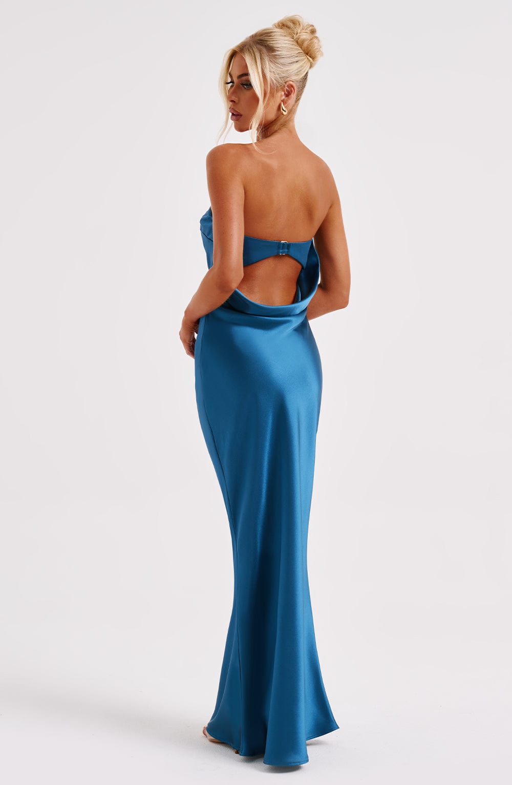 Vestido Maxi Rheanna - Verde Azulado