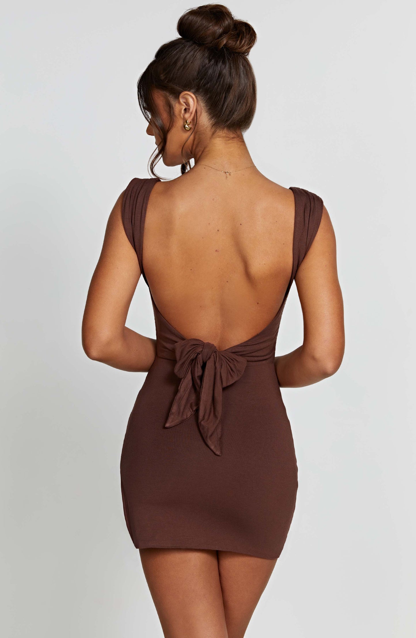 Vestido Mini Ria - Chocolate