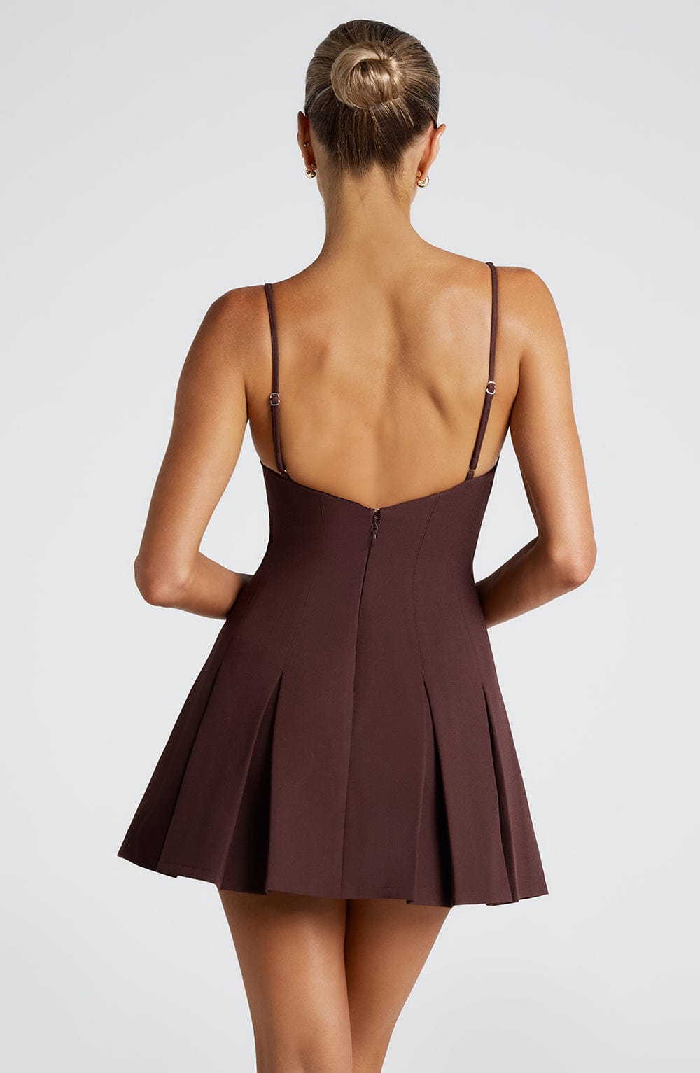 Vestido Mini Rory - Marrón Púrpura