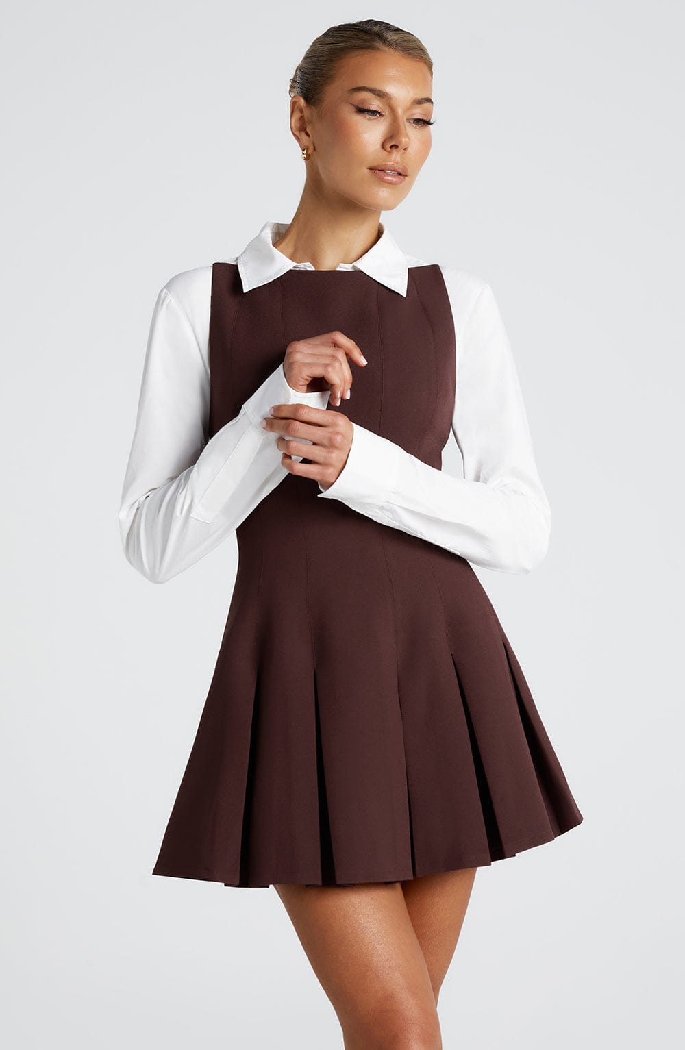 Vestido Mini Rory - Marrón Púrpura