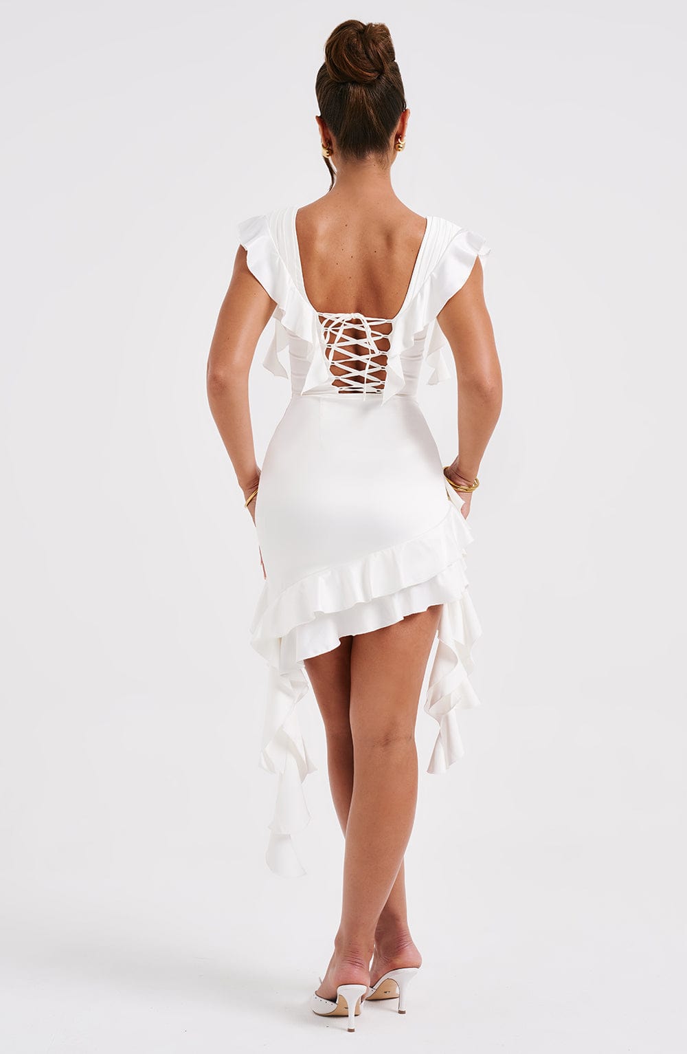 Vestido Mini Rosalie - Marfil