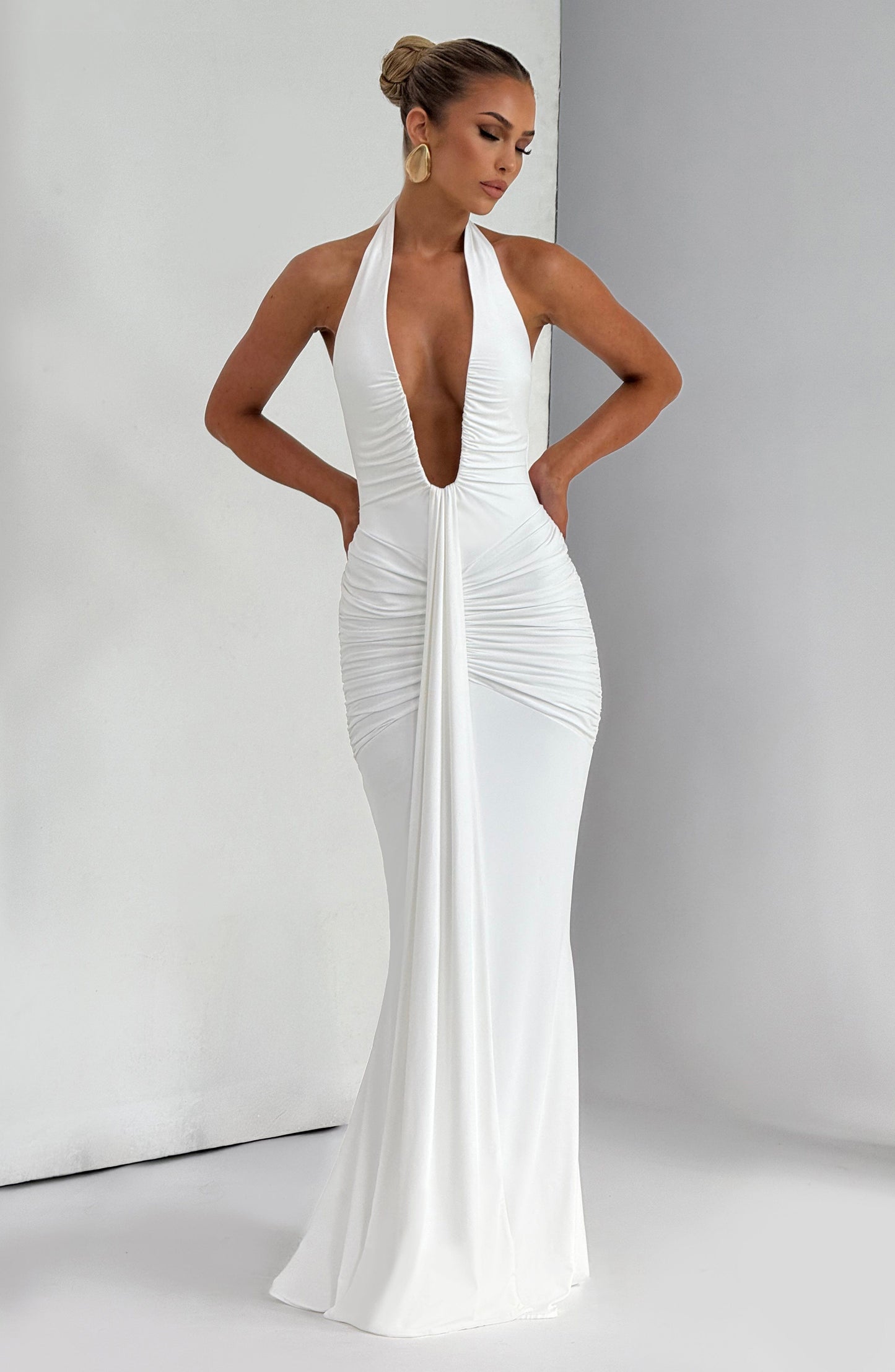 Vestido Maxi Rosetta - Blanco