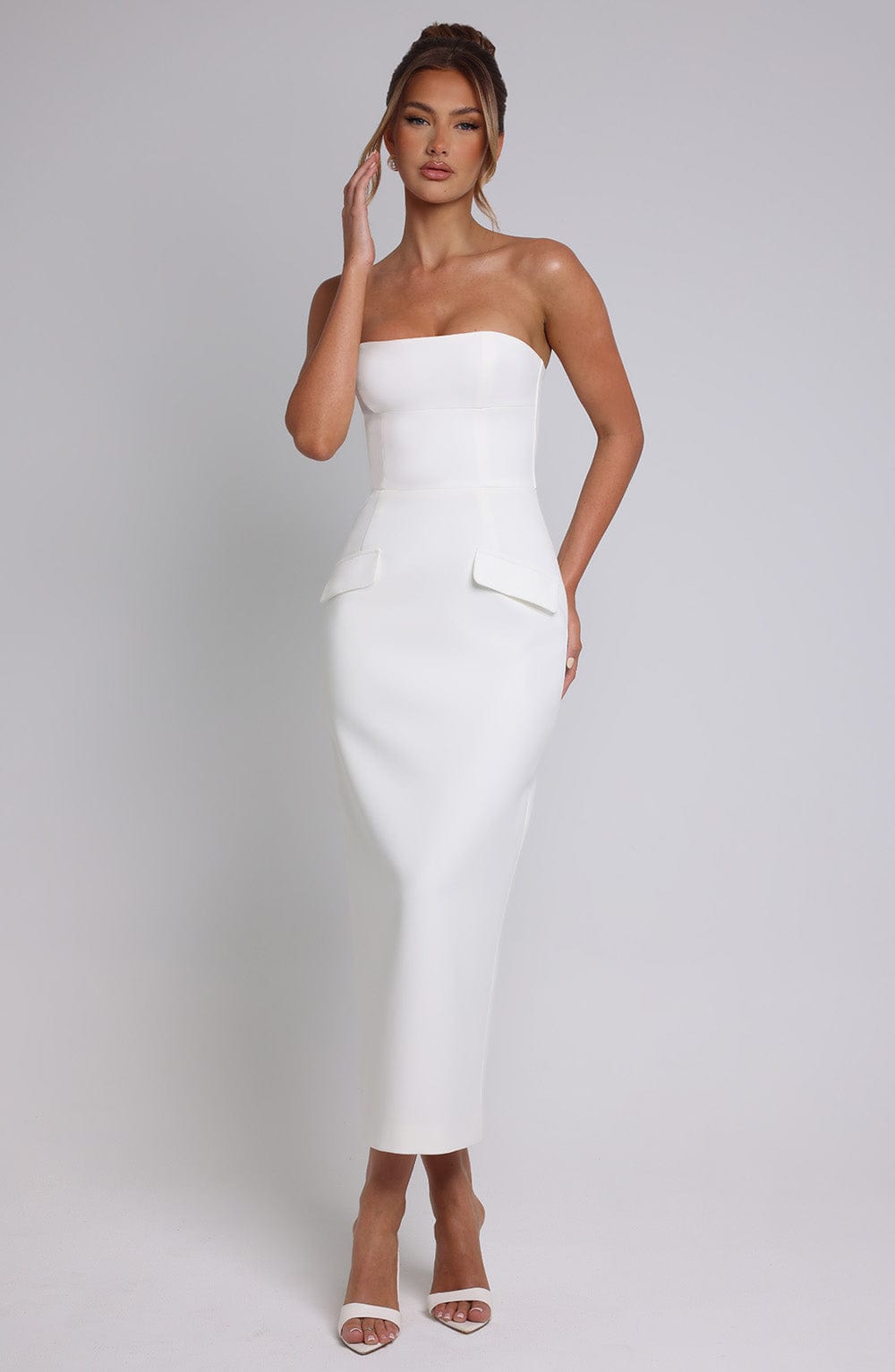 Vestido Midaxi Roxanne - Marfil