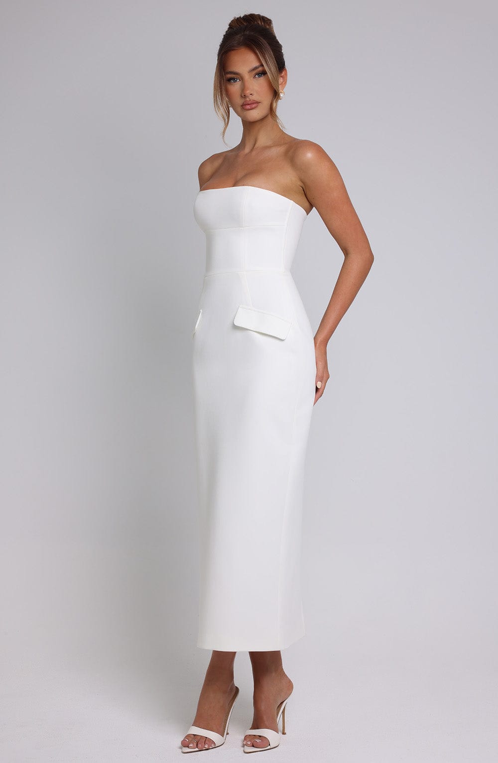 Vestido Midaxi Roxanne - Marfil