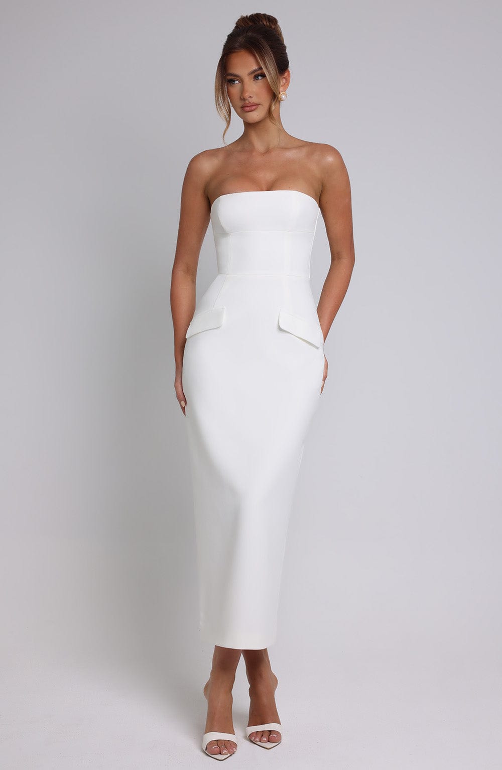 Vestido Midaxi Roxanne - Marfil